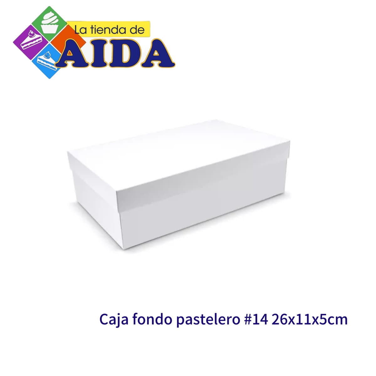 Caja fondo pastelero