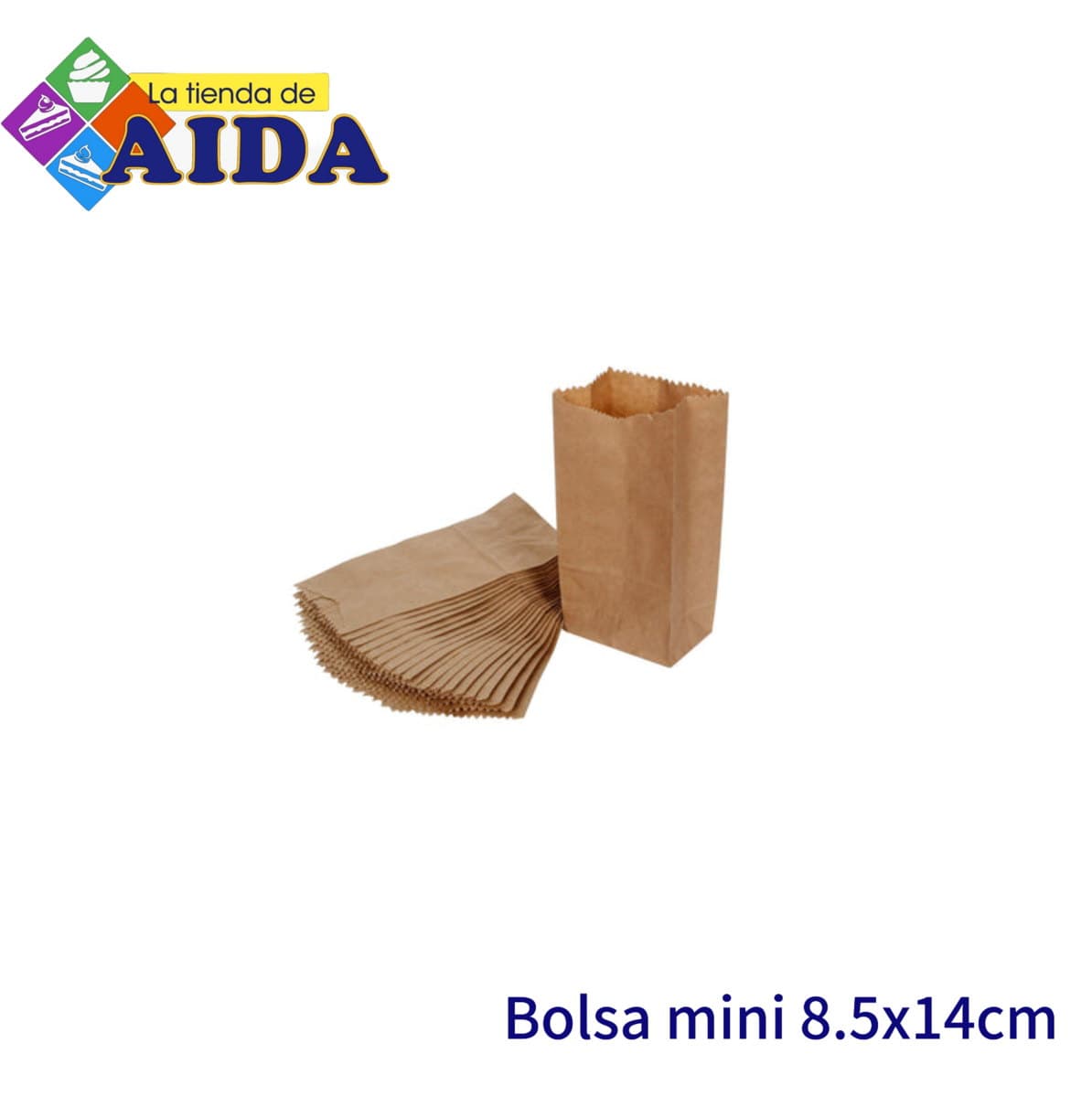 Bolsa de Papel Kraft Mini 8.5 × 14 cm