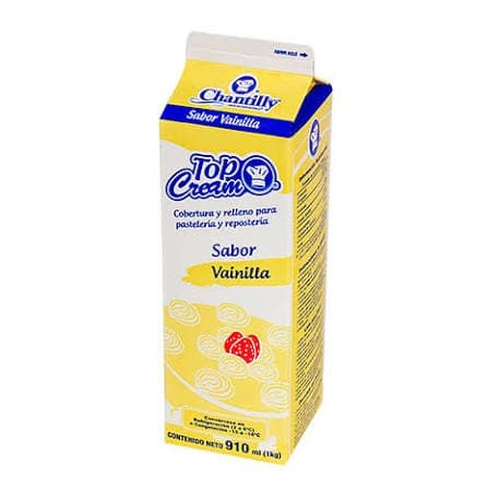 Chantilly Top Cream sabor Vainilla