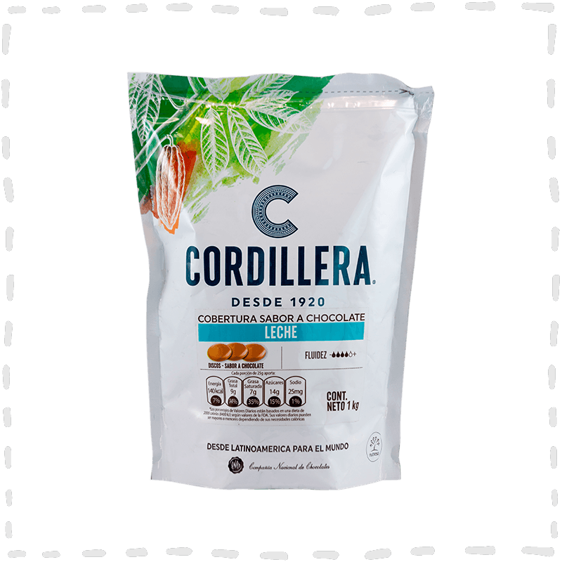 Cordillera Cobertura Sucedánea de Chocolate sabor a Leche