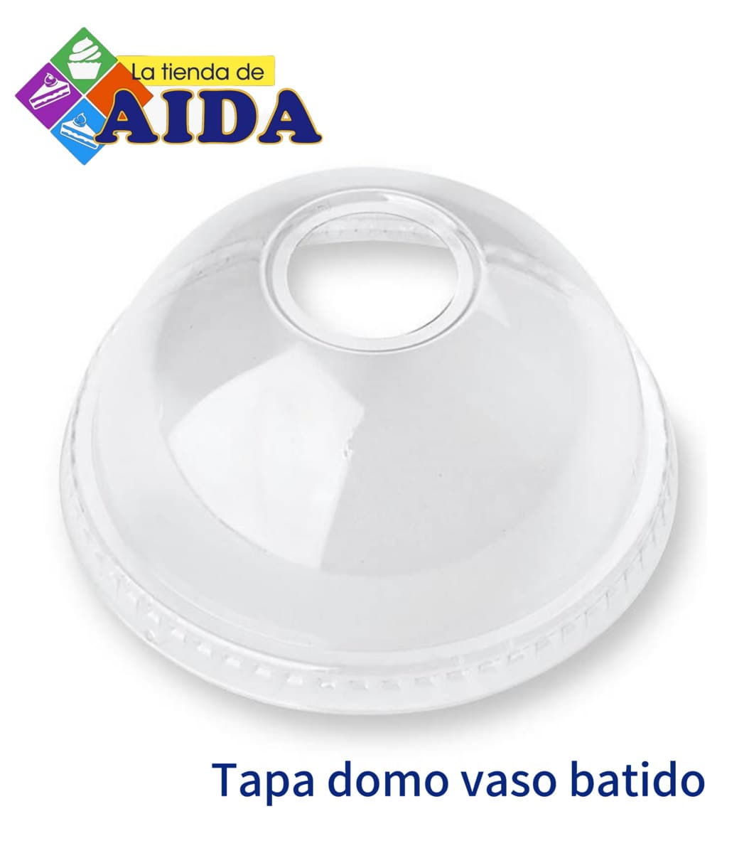 Tapa domo vaso batido