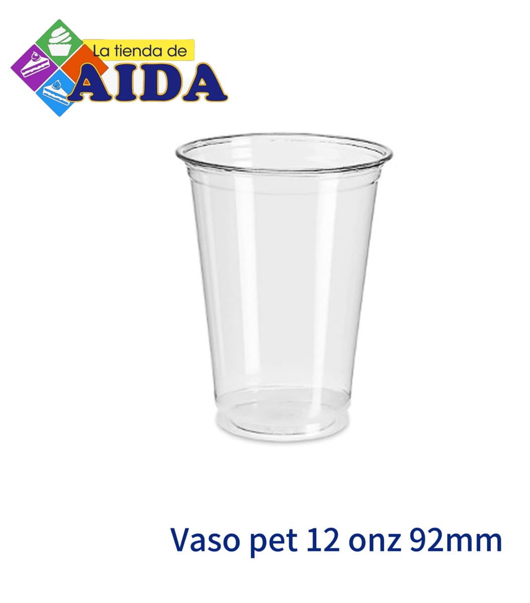 Vaso pet 12 onz 92mm
