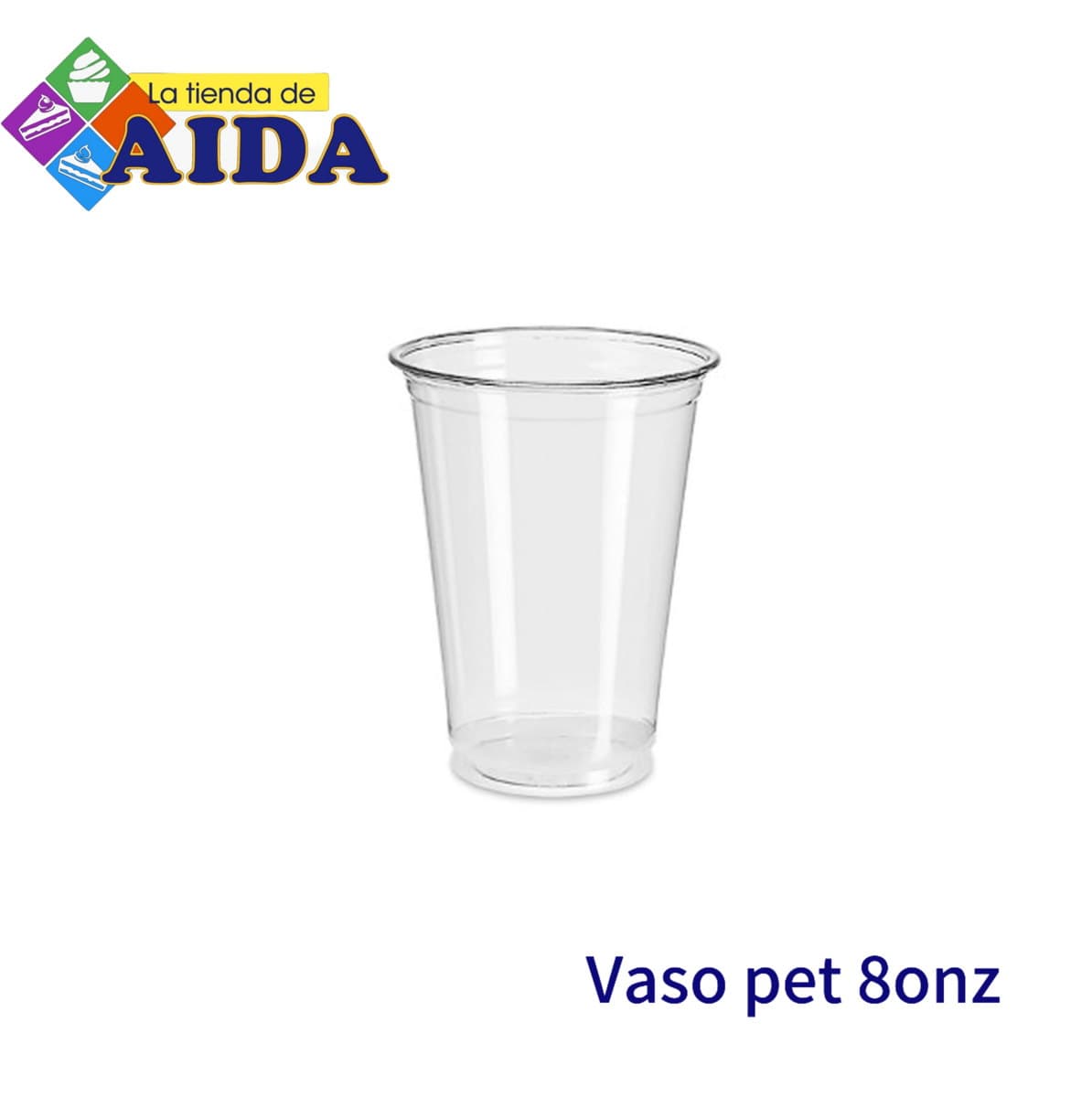 Vaso pet 8onz