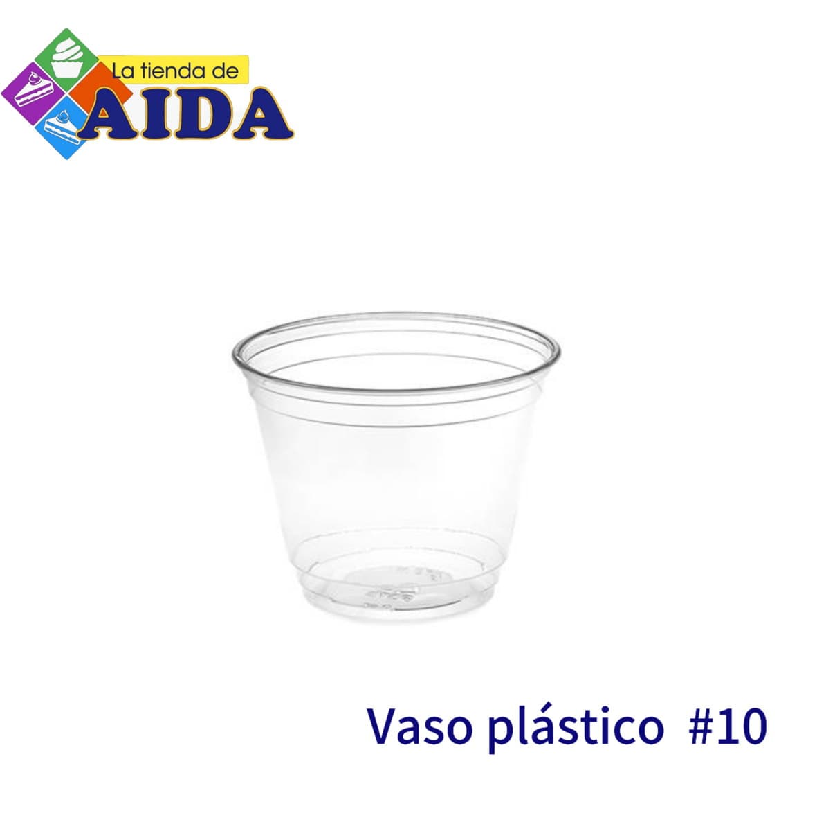 Vaso plástico #10