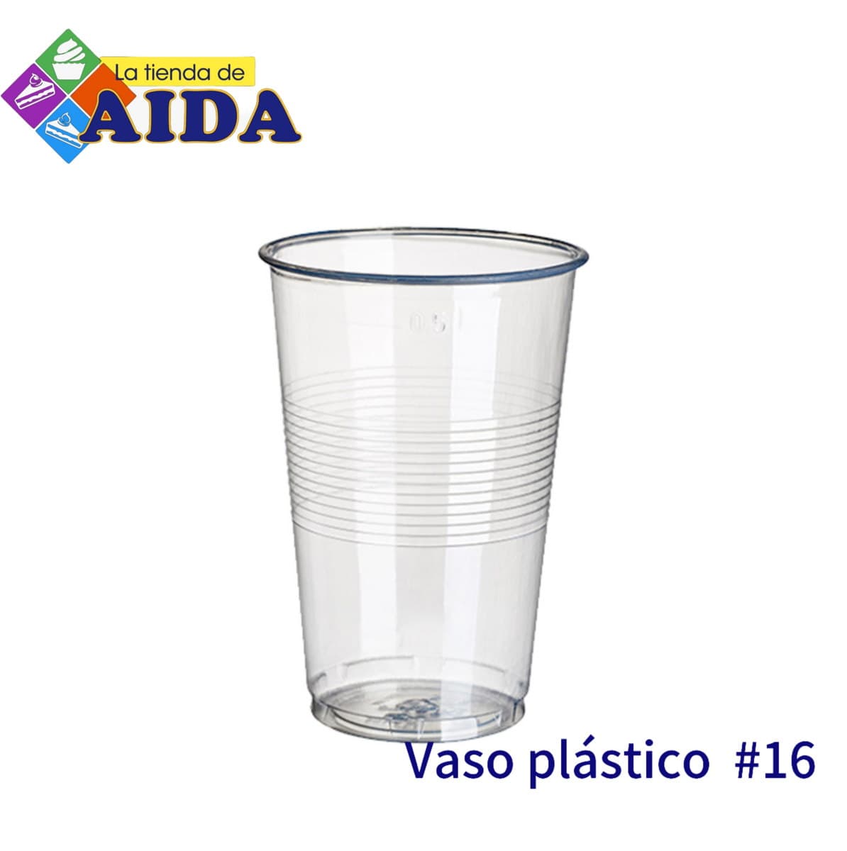 Vaso plástico #16
