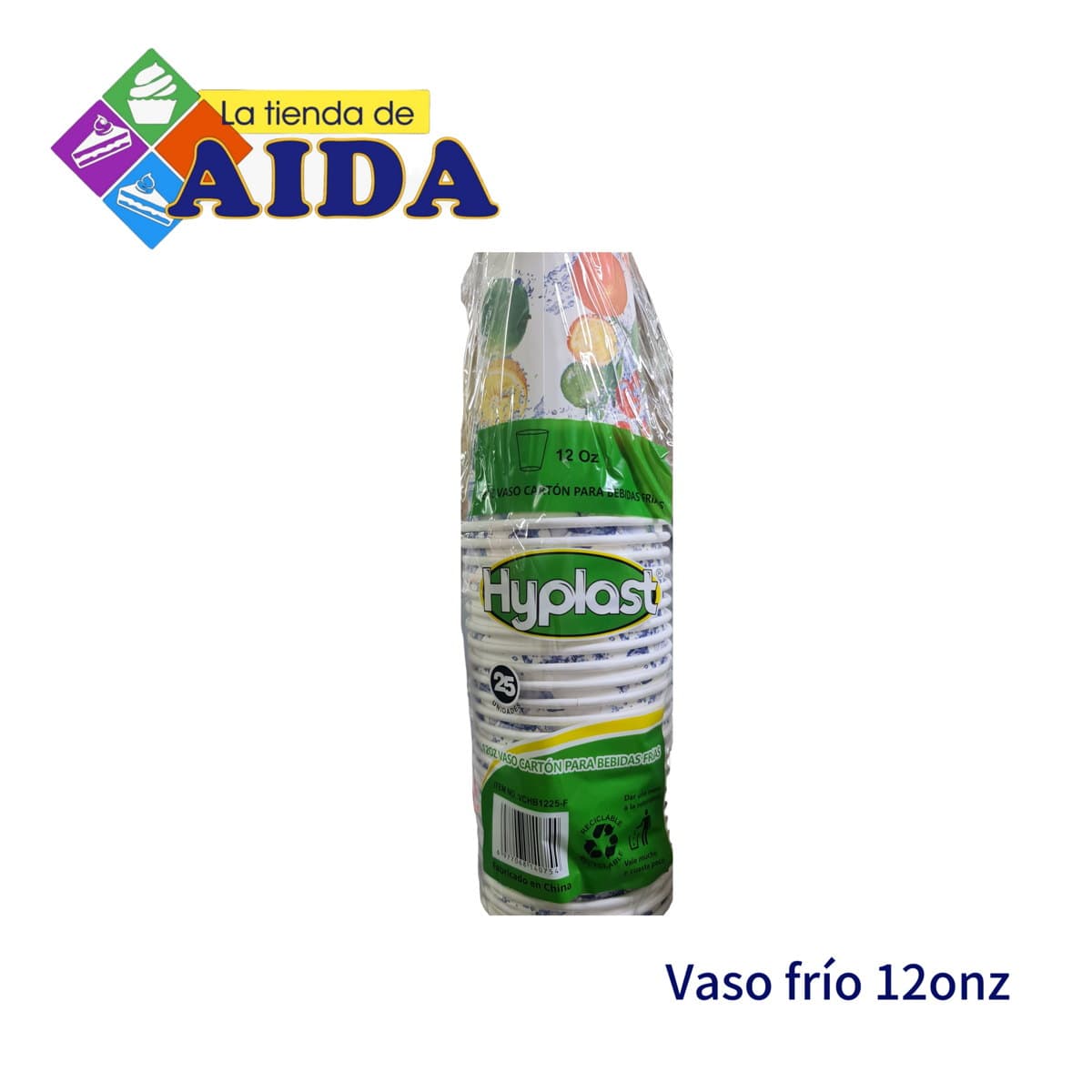 Vaso frío 12onz