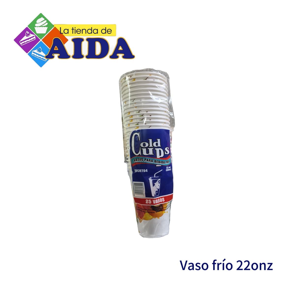 Vaso frío 22onz