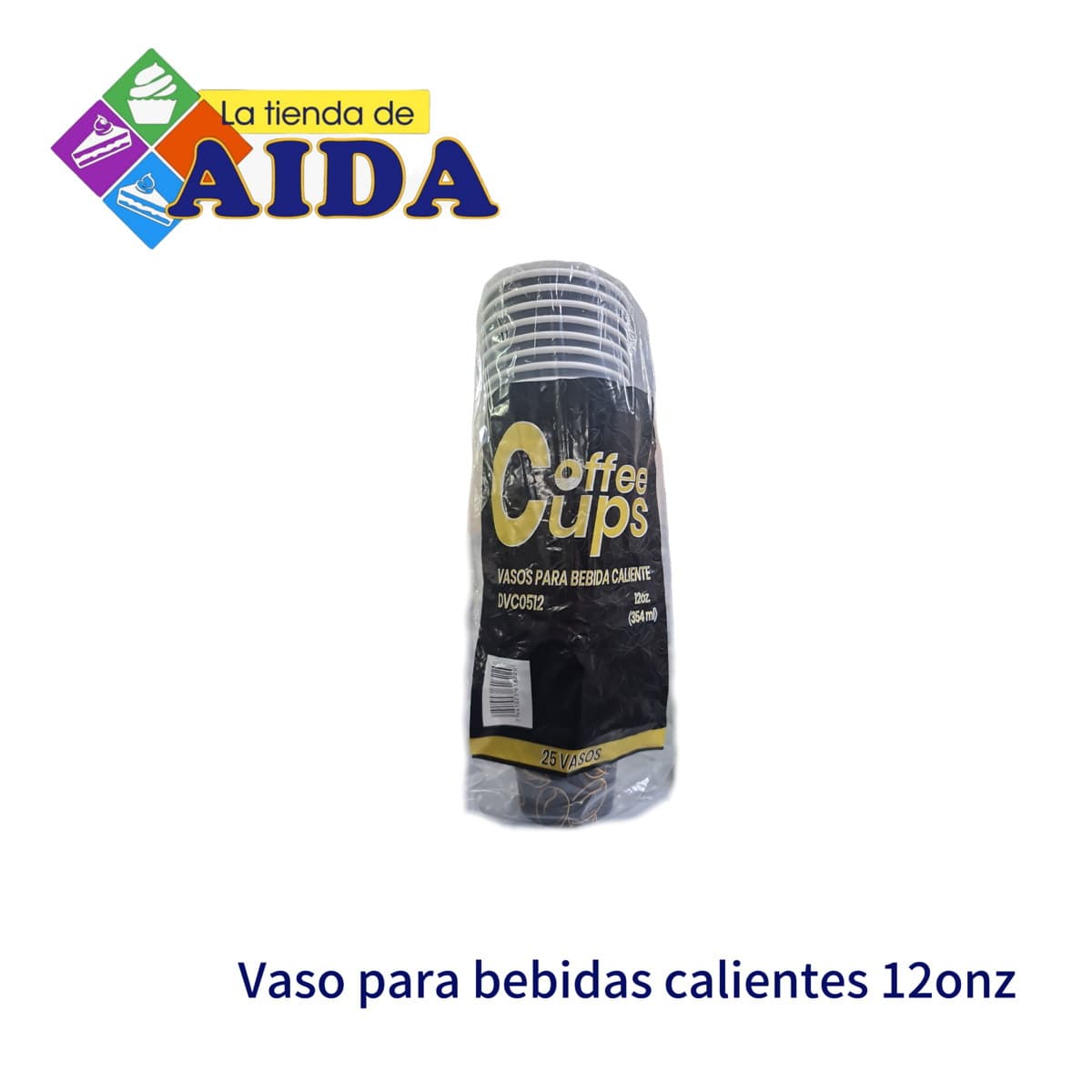 Vaso para bebidas calientes 12onz