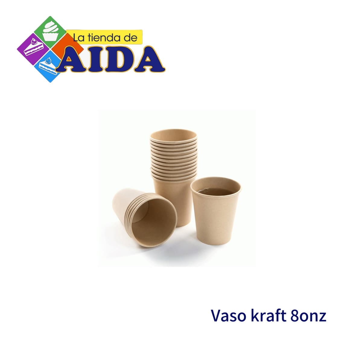 Vaso kraft 8onz