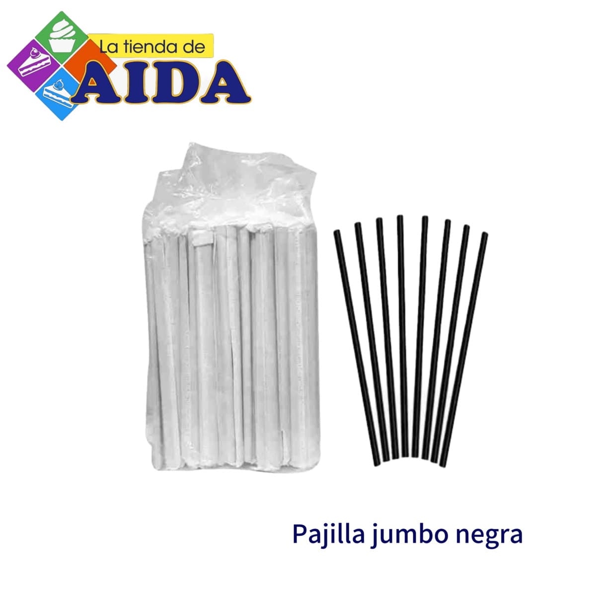 Pajilla jumbo negra