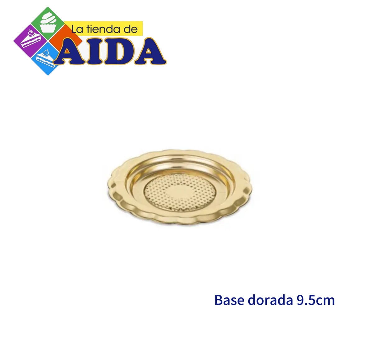 Base dorada 9.5cm