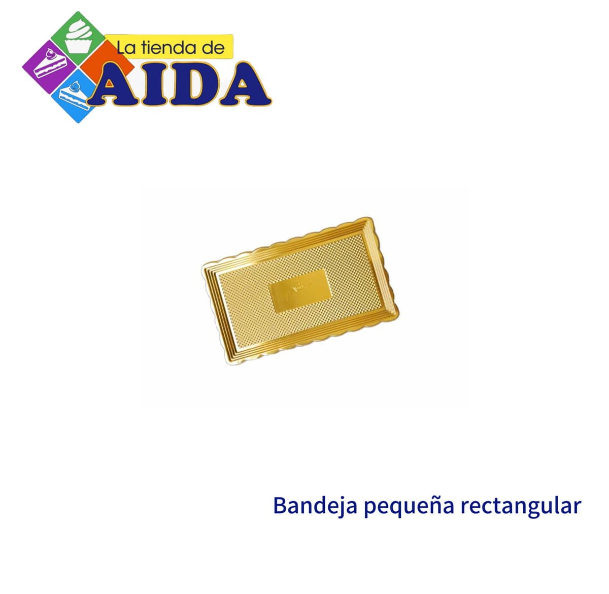 Bandeja pequeña rectangular
