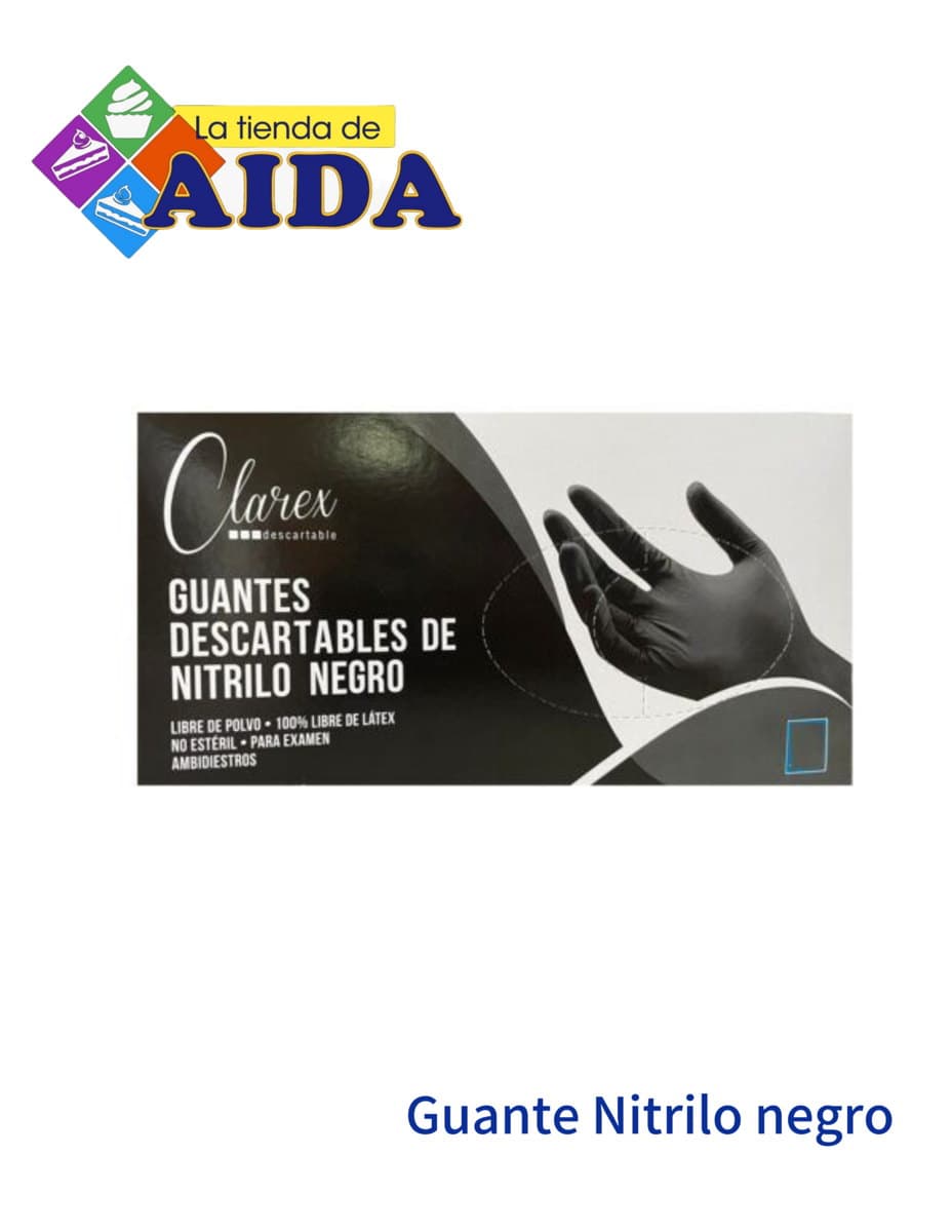Guante Nitrilo negro