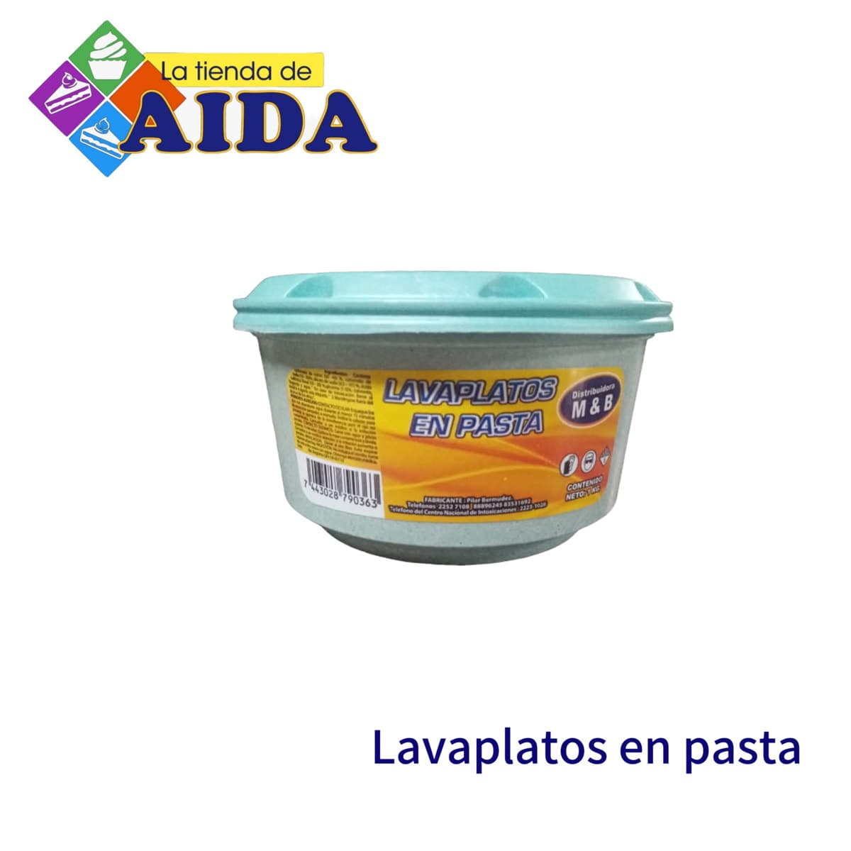 Lavaplatos en pasta