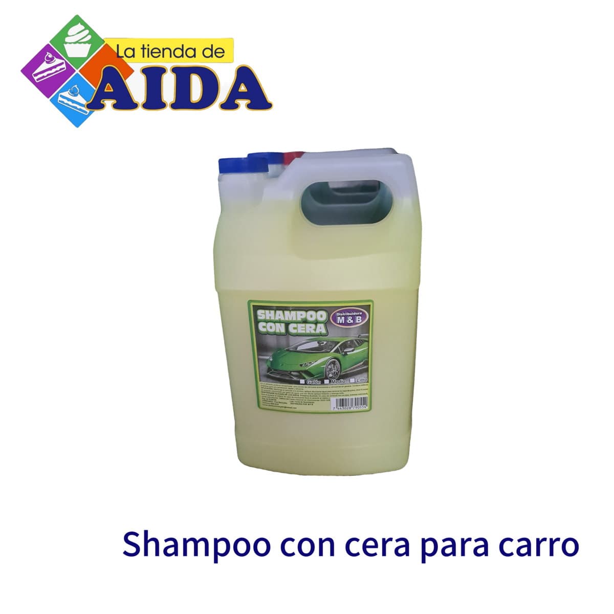 Shampoo con cera para carro