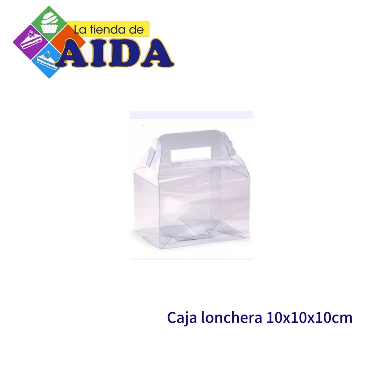 Caja lonchera 10x10x10cm