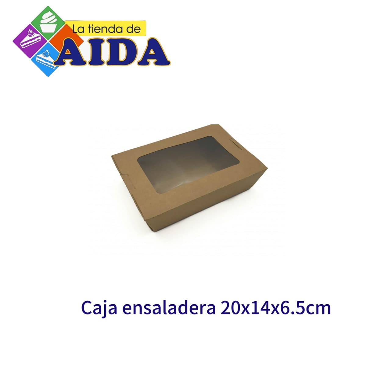 Caja ensaladera 20x14x6.5cm